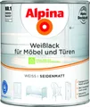Produktbild: Alpina Weißlack für Möbel und Türen 2 Liter seidenmatt