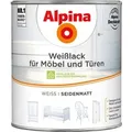 Produktbild: Alpina Weißlack für Möbel & Türen seidenmatt 2 Liter
