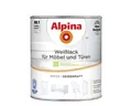 Produktbild: Alpina Weißlack für Möbel & Türen 2 L weiß seidenmatt