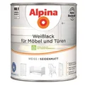 Produktbild: Alpina Weisslack für Möbel und Türen seidenmatt 2,0 Ltr. Möbellack
