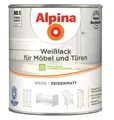 Produktbild: Alpina Weißlack für Möbel & Türen seidenmatt 2 L (26 m²) Innenlack, geruchsarm