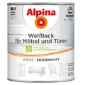 Produktbild: Alpina 2-in-1 Weißlack » Möbel und Türen « seidenmatt, 750 ml