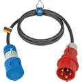 Produktbild: as-Schwabe CEE-Adapter Caravan 61391, Länge 1,5 m, CEE 16A / 400V auf CEE 16A / 230V, IP44