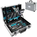 Produktbild: Cecotec ToolBox 8000 Pro Werkzeugkasten, 380 Teile, hochwertiger Aluminiumkoffer, CR-V-Stecknüsse, robuste S2-Spitzen
