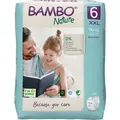 Produktbild: Abena Re-Seller GmbH Bambo® Windeln Nature, Atmungsaktive Windel die sich jedem Bewegungsdrang anpasst, Größe 6, 16+ kg, 1 Packung = 20 Windeln 1000019256