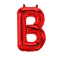 Produktbild: Folienballons Buchstaben Rot - 40/80/100 cm für Geburtstag Hochzeit Party Dekoration Happy Birthday JGA Geschenk Luftballon Abschluss Riesenballon ABI groß XXL klein Black Jungen (80 cm - B)