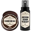 Produktbild: URBAN FOREST SPARSET Schuh Reiniger + Schuhwachs Braun | Professionelle Schuh-Reinigung & Schuh-Pflege | Sneaker Reiniger an Leder & Kunstleder | Schuhputzmittel | Shoe & Sneaker Cleaner