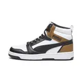 Produktbild: PUMA Unisex Rebound V6 Turnschuhe, Puma White Puma Black Chocolate Chip, 39 EU