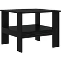 Produktbild: vidaXL Couchtisch Schwarz Eichen-Optik 57 x 55 x 45 cm Holzwerkstoff 8000245