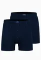 Produktbild: GÖTZBURG Boxershorts GÖTZBURG Herren Boxershort blau uni 2er Pack (2-St)