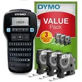 Produktbild: DYMO LabelManager 160 Tragbares Beschriftungsgerät Starter-Set | Etikettiergerät mit QWERTZ Tastatur & Einfache Textbearbeitung | mit 3 Rollen | für D1 Etiketten in 6, 9 und 12mm Breite