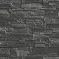 Produktbild: Vliestapete Factory 475036 Ziegel Stein Mauer Wand 3D grau schwarz (3,33€/m²)