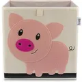 Produktbild: Lifeney Aufbewahrungsbox Schwein, beige, 33x33x33cm 833366