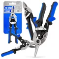 Produktbild: Blechschere Metallschere 10'' Gerade Stahl Metallschneider Geradens Gebogen Blechbearbeitung Hochleistungsschere Blech Schneiden Ergonomische Griffe Universalschere