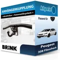 Produktbild: BRINK Anhängekupplung abnehmbar passend für Peugeot 308 Fliessheck 07-11 neu