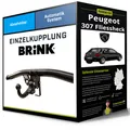 Produktbild: Abnehmbare Anhängerkupplung für PEUGEOT 307 Fliessheck 00-07 Typ 3A/C Brink NEU