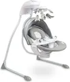 Produktbild: CARETERO Elektrische Kinderschaukel, Babywippe Raffi fr Kleinkinder, Graphit