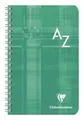 Produktbild: CLAIREFONTAINE Notizbuch Clairefontaine Registerbuch PP Spir kar 11x17 50Bl