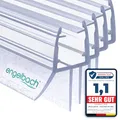 Produktbild: Engelbach® Duschdichtung 4x 90cm mit perfekter Passform für 5-8mm Glastüren - Duschtürdichtung mit extra dicker Gummilippe - für alle Duschtypen - 100% wasserdicht - Einfache Installation