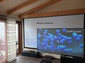 Produktbild: Leinwandbau.info ALR CLR PET Crystal Leinwandtuch für Ultrakurzdistanzprojektoren in 100 Zoll