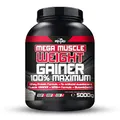 Produktbild: BWG Mega Muscle Weight Gainer 100% Maximum - perfekt für HardGainer und Massephasen – Kraftaufbau - Mega Chocolate - Dose mit Dosierlöffel - (1x 5000g Dose)