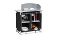 Produktbild: Berger Küchenbox 4 Fächer schwarz, Campingzubehör Wohnmobil Outdoor B-Ware