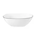 Produktbild: Seltmann Weiden Schüssel  Lido Black Line ¦ weiß ¦ Porzellan Ø: 24.5