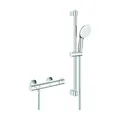 Produktbild: Grohe Thermostat-Brausebatterie Grohtherm 800 Brausegarnitur Duschset 60 cm