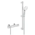 Produktbild: Grohe Grohtherm 800 Thermostat Brausearmatur mit Brausegarnitur 600mm chrom