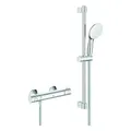 Produktbild: GROHE THM-Brausebatterie Grohtherm 800 34565_2 mit Brausegarnitur 600mm chrom