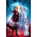 Produktbild: Frozen 2 Poster Guiding Spirit ELSA, Anna & Olaf.