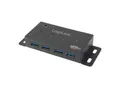 Produktbild: LogiLink UA0149 USB 3.0 HUB, 4-Port, Metall Gehäuse