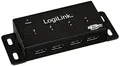 Produktbild: LogiLink UA0149 USB 3.0 HUB 4-port, metal, incl. power Display