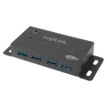 Produktbild: LogiLink USB 3.0 HUB 4 Port Metall (1er Faltschachtel)