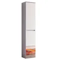 Produktbild: trendteam smart living - Mirror - Garderobenschrank - Weiß - Mehrzweckschrank mit reichlich Stauraum - (BxHxT) 37 x 191 x 34 cm - 7 Einlegeböden