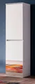 Produktbild: Schuhschrank Mirror weiß mit Spiegeltüren Garderobe 37 x 191 cm Flurgarderobe