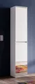 Produktbild: Garderobenschrank schmal Hochschrank Spiegelschrank erweiterbar weiß Mirror 37cm