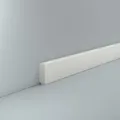 Produktbild: Sockelleiste Hartschaum 12 x 40 mm Weiß RAL 9016 Hartschaumleiste Modern Bad