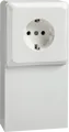 Produktbild: ELSO 505404 - Steckdose Geräteträger Schachtausl. 1fach 16A Steckkl. reinweiß