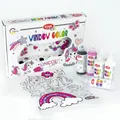 Produktbild: Viva Decor Kreativset Kids Window Color Unicorn Love, (8-tlg), 6x90ml inkl. Malvorlagen und Malfolie