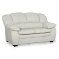 Produktbild: 2-Sitzer-Sofa - creme - Echtleder Sofa Wohnlandschaft Ecksofa