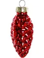 Produktbild: Trend Line Christbaumschmuck TrendLine Weihnachtskugeln Glas-Tannenzapfen 6 cm