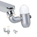 Produktbild: Ibergrif 720° Wasserhahn-Aufsatz – 4 Strahlarten und bis 30% Wasserersparnis, Universal-Adapter M22/M24, ABS korrosionsbeständig, werkzeuglose Montage, M91006-1