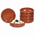 Produktbild: MamboCat Cazuela Schale Bruno Tonware I 6er Set I Ø 12 cm I Größe S I Mediterran I Glasiert I Unikat Handarbeit I Antike/Vintage I Mittelalter I Wikinger