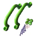 Produktbild: Spielturm Griff SET 2 x Handgriffe Handgriff Kletterturm Kunststoff apfelgrün