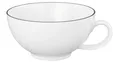 Produktbild: Seltmann Weiden Tasse Lido Black Line, 1-tlg., Porzellan, Teeobertasse 0,20 l