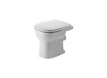 Produktbild: Duravit D-Code Stand Flachspül WC 2109092000 Weiß Hochglanz, HygieneGlaze, Abgang waagerecht
