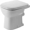 Produktbild: Duravit Stand-WC D-Code 480 mm Flachspüler,Abgang waagrecht,weiß,HYG, 2109092000
