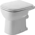 Produktbild: Duravit D-Code Stand-WC Compact, Flachspüler, 350x480x385mm, 2109092000, Farbe: