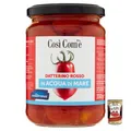Produktbild: Così Com'è Datterino Rosso,Rote Datterino-Tomate im Meerwasser,Italienische Tomaten, 350g Glas + Italian Gourmet Polpa di Pomodoro 400g Dose